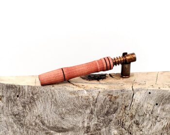 This image portrays Midsection(Stem) for Dynavap XL - Aromatic Cedar by Dovetail Woodwork.