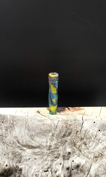 This image portrays Galaxy Maple Burl Midsection(Stem) Dynavap by Dovetail Woodwork.