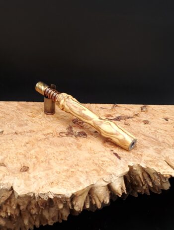 This image portrays Dynavap XL Midsection/Stem Bethlehem Olive Wood by Dovetail Woodwork.