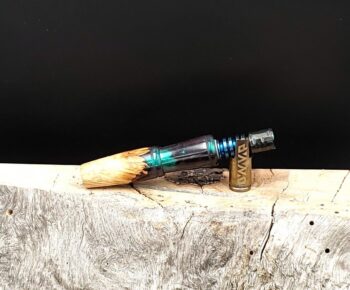 This image portrays Luminescent Midsection(Stem) Upgrade for Dynavap - All Class Hybrid by Dovetail Woodwork.
