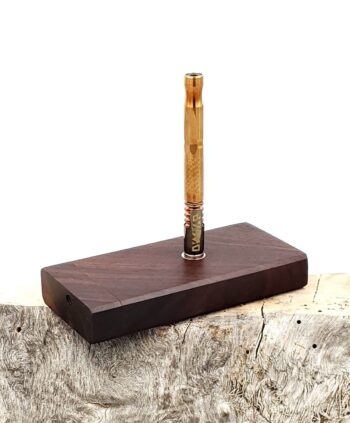 This image portrays Dynavap Case(Dugout)-Brazilian Rosewood by Dovetail Woodwork.