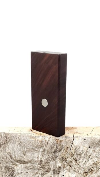 This image portrays Dynavap Case(Dugout)-Brazilian Rosewood by Dovetail Woodwork.