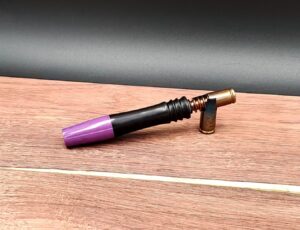 This image portrays Dynavap XL Midsection - Blackwood/Resin Hybrid by Dovetail Woodwork.