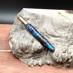 This image portrays Dynavap XL Midsection - Burl/Resin Hybrid by Dovetail Woodwork.