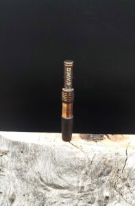 This image portrays Dynavap Midsection - Flame Torched by Dovetail Woodwork.