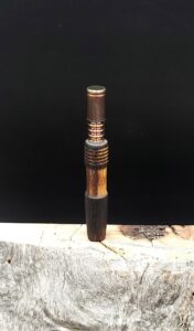 This image portrays Dynavap Midsection - Flame Torched by Dovetail Woodwork.