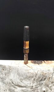 This image portrays Dynavap Midsection - Flame Torched by Dovetail Woodwork.