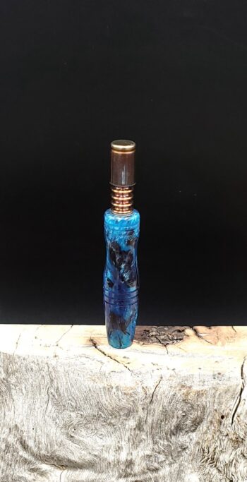 This image portrays Dynavap Midsection - Cosmic Burl by Dovetail Woodwork.