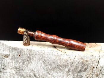 This image portrays Dynavap XL Midsection - Snakewood by Dovetail Woodwork.