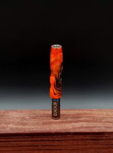 This image portrays Dynavap Stem-Fire Lava Midsection-Ready to Ship! by Dovetail Woodwork.