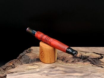 This image portrays Redheart Wood XL Dynavap Stem Upgrade by Dovetail Woodwork.