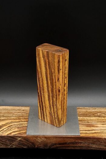 This image portrays Dynavap Quick Stash-2 Tone Bocote wood by Dovetail Woodwork.