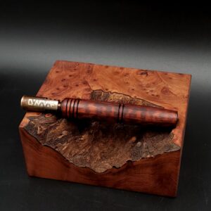This image portrays Serpent Stem-Snakewood XL Dynavap Stem Upgrade by Dovetail Woodwork.