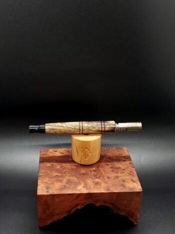 This image portrays Black Limba XL Dynavap Stem Upgrade by Dovetail Woodwork.