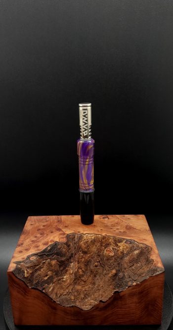 This image portrays Twisted Series XL-Royal-Dynavap Stem by Dovetail Woodwork.