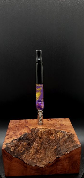 This image portrays Twisted Series XL-Royal-Dynavap Stem by Dovetail Woodwork.
