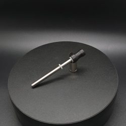 This image portrays Dynavap Spinning Mouthpiece-Ebony Wood by Dovetail Woodwork.