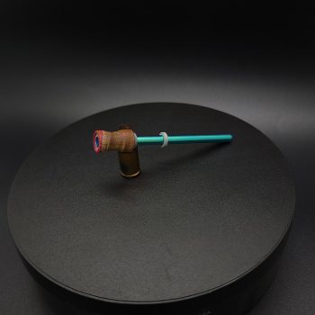 This image portrays Dynavap Spinning Mouthpiece-Quilted Maple Burl by Dovetail Woodwork.