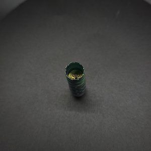 This image portrays Dynavap Omni Tip-Camo Green/Gold Accents by Dovetail Woodwork.