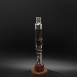 This image portrays Vong(i) Custom Sleeve-Black Burl by Dovetail Woodwork.