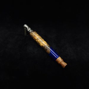 This image portrays Cosmic Burl Hybrid-Eclipse XL Dynavap Stem+Burl Wood Mouthpiece by Dovetail Woodwork.