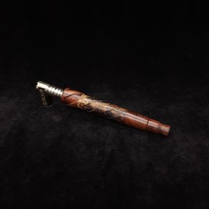 This image portrays V-7 Dynavap XL Stem/Mixed Burl + Matched Mouthpiece by Dovetail Woodwork.