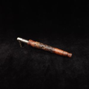 This image portrays V-7 Dynavap XL Stem/Mixed Burl + Matched Mouthpiece by Dovetail Woodwork.