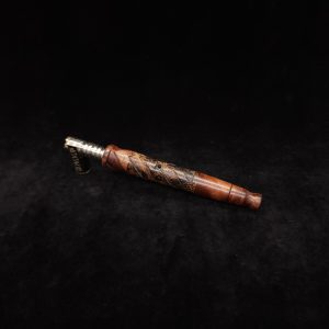 This image portrays V-7 Dynavap XL Stem/Mixed Burl + Matched Mouthpiece by Dovetail Woodwork.