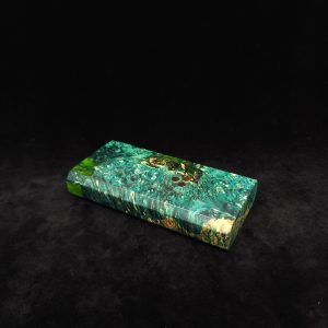 This image portrays 2G-Cosmic Stash-Burl Hybrid-Dynavap Storage Case by Dovetail Woodwork.