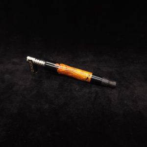 This image portrays Clutch Dynavap XL Burl Hybrid Stem + Ebony Mouthpiece by Dovetail Woodwork.