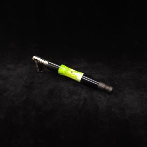 This image portrays Clutch Dynavap XL Luminescent Stem + Ebony Mouthpiece by Dovetail Woodwork.