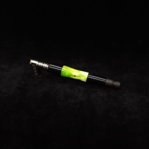 This image portrays Clutch Dynavap XL Luminescent Stem + Ebony Mouthpiece by Dovetail Woodwork.