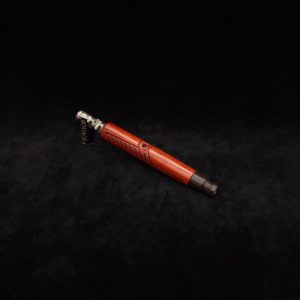 This image portrays Diagonal Slant Dynavap XL Stem + Matched Mouthpiece by Dovetail Woodwork.