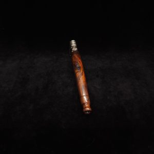 This image portrays Tapered Dynavap XL Cocobolo Stem + Matching Mouthpiece by Dovetail Woodwork.