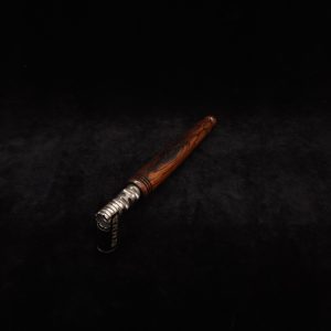 This image portrays Tapered Dynavap XL Cocobolo Stem + Matching Mouthpiece by Dovetail Woodwork.