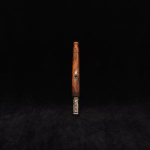 This image portrays Tapered Dynavap XL Cocobolo Stem + Matching Mouthpiece by Dovetail Woodwork.