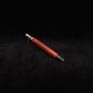 This image portrays Diagonal Slant Dynavap XL Stem + Matched Mouthpiece by Dovetail Woodwork.