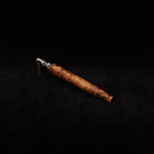 This image portrays Specialty Tapered Dynavap XL Burl Stem + Matching Mouthpiece by Dovetail Woodwork.