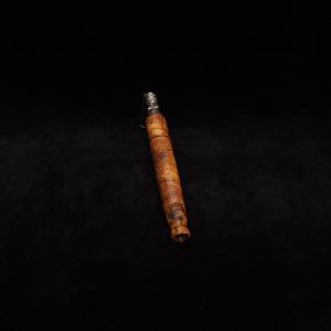 This image portrays Specialty Tapered Dynavap XL Burl Stem + Matching Mouthpiece by Dovetail Woodwork.