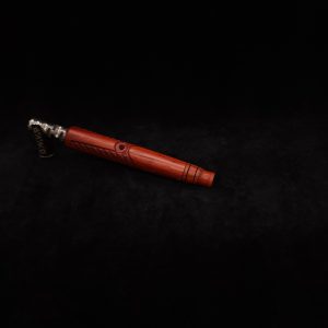 This image portrays Dynavap Spinning Mouthpiece-Specialty Bloodwood by Dovetail Woodwork.