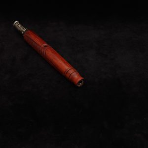 This image portrays Dynavap Spinning Mouthpiece-Specialty Bloodwood by Dovetail Woodwork.