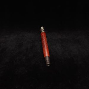 This image portrays Diagonal Slant Dynavap XL Stem + Matched Mouthpiece by Dovetail Woodwork.