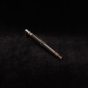 This image portrays Diagonal Slant Dynavap XL Stem/Blackwood + Matching Mouthpiece by Dovetail Woodwork.