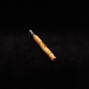 This image portrays Attenuated Dynavap XL Design Burl Stem + Matching Mouthpiece-NEW! by Dovetail Woodwork.