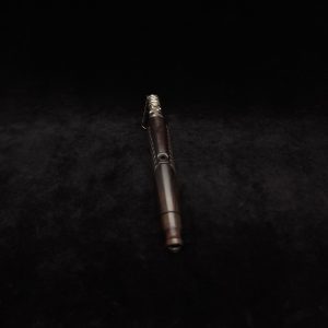 This image portrays Diagonal Slant Dynavap XL Stem/Blackwood + Matching Mouthpiece by Dovetail Woodwork.