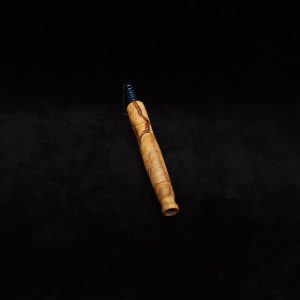 This image portrays Straight Tapered Dynavap XL Gripped Stem + Matching Mouthpiece by Dovetail Woodwork.