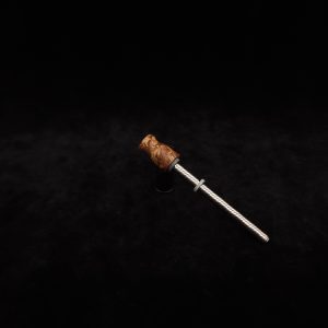 This image portrays Dynavap Spinning Mouthpiece-Spalted Maple Burl by Dovetail Woodwork.