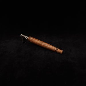 This image portrays Straight Taper Dynavap XL Stem + Matched Mouthpiece by Dovetail Woodwork.