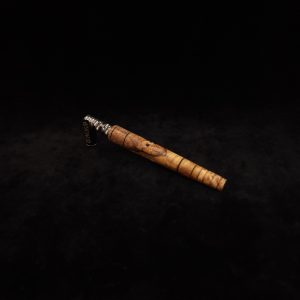 This image portrays Straight Taper Dynavap XL Hybrid Stem + Matched Mouthpiece by Dovetail Woodwork.