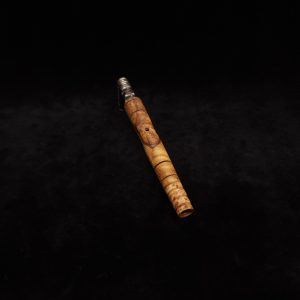 This image portrays Straight Taper Dynavap XL Hybrid Stem + Matched Mouthpiece by Dovetail Woodwork.